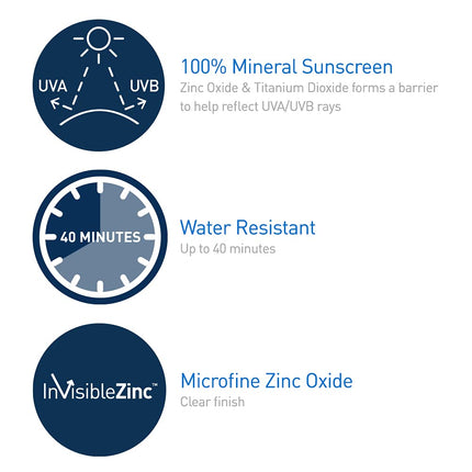 CeraVe Mineral Sunscreen Stick SPF 50, Broad Spectrum SPF + Hyaluronic Acid + Ceramides, Titanium Dioxide & Zinc Oxide, 100% Mineral Face Sunscreen Stick, Fragrance Free & Oil Free