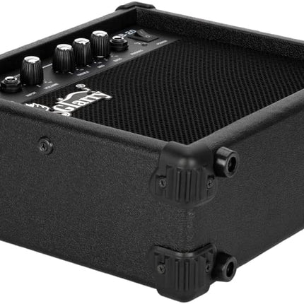 20W Electric Bass Amplifier – Portable Practice Amp with Volume, Treble, Middle & Bass Control, Perfect for Beginner Home Jamming