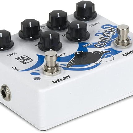 Caline DCP-03 DEVILFISH Chorus Delay Effect Pedal Dual Guitar Pedal
