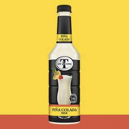 Mr & Mrs T Pina Colada Mix, 1L Bottle, – Premium Cocktail Mixer for Pina Colada Mixes, Ready to Use