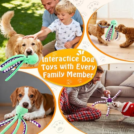 Fuufome Dog Plush Toy - happy dog with toy