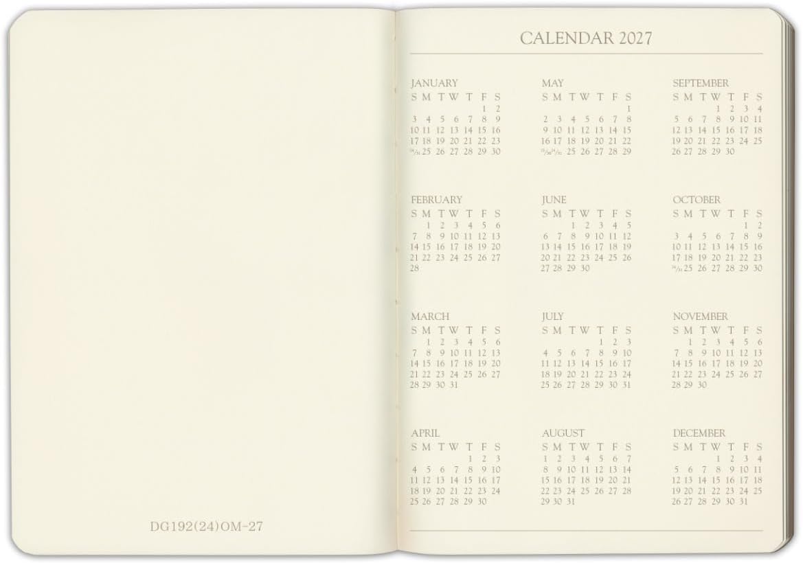 Leather Desk Weekly Monthly Planner 2027 - photo 3