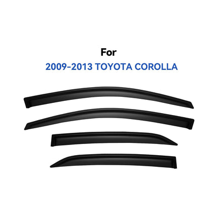 Window Visors Rain Guards for Toyota Corolla 2009-2013 Sedan