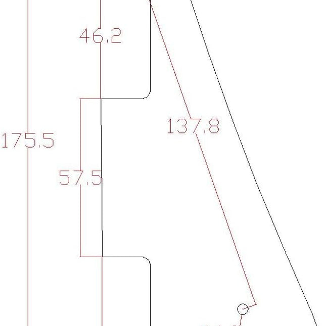 Black 3-Ply LP Guitar Pickguard with Gold Bracket
