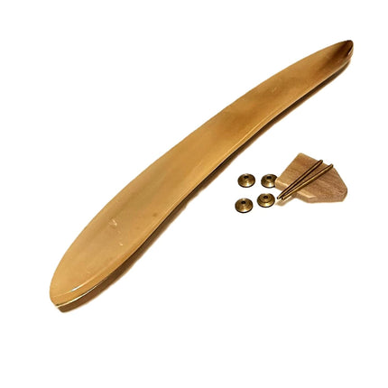 Blonde Horn Straight Razor Scales Restoration Handles W Hardware For Dovo Puma Boker Solingen