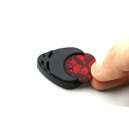12Pack Guitar Pick Holder, Black