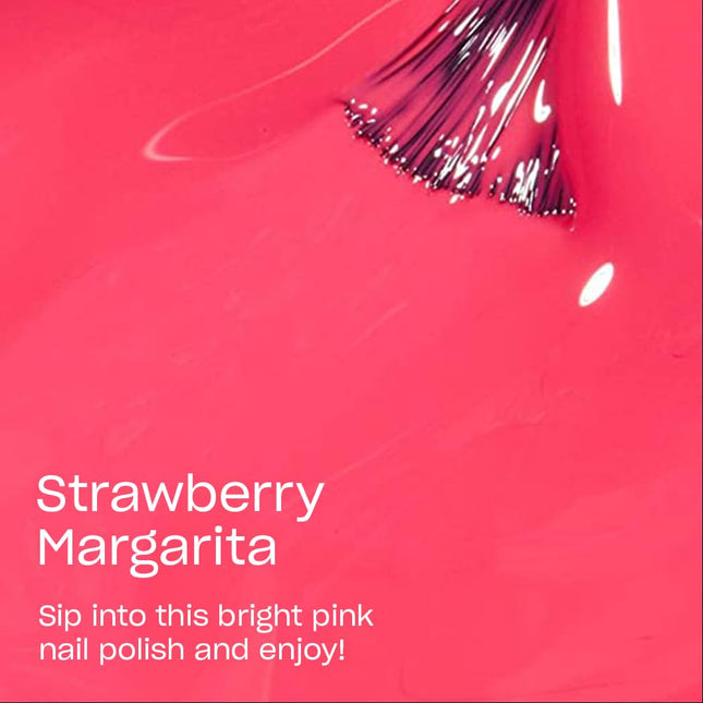 Strawberry Margarita Bright Pink Crème Nail Lacquer