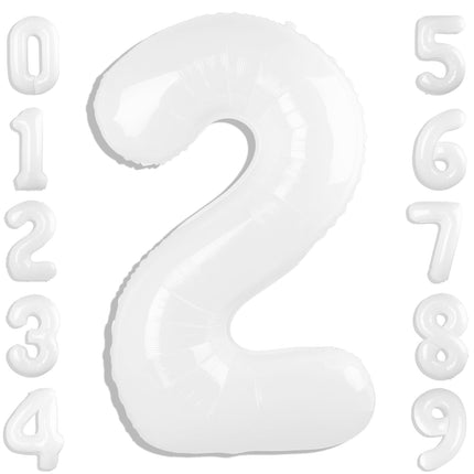 Number Balloons 5 Balloon Blue Birthday Decorations for Men Party, 40 Inch
