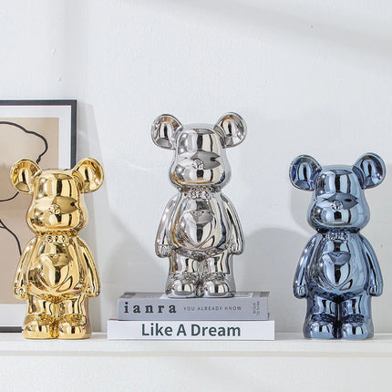Aesthetic Bear Brick Ceramic Statue - photo 5