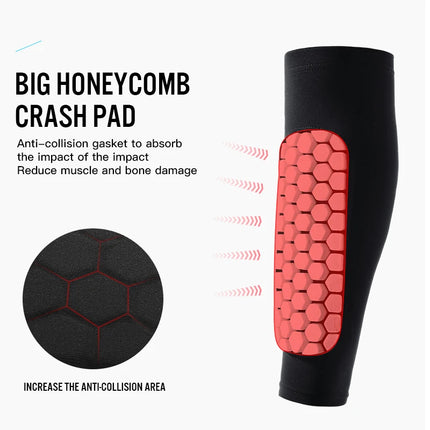 Protective shin guard socks sleeves with foam cushioning