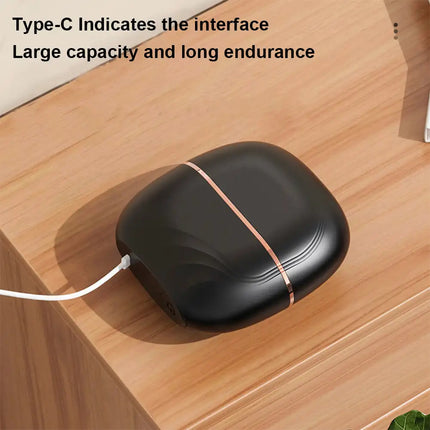 Compact portable hair straightener temperature settings and controls