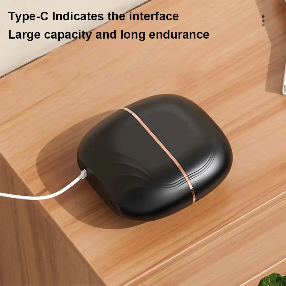 Compact portable hair straightener temperature settings and controls