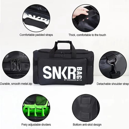 Athletes Sports Bag zipper detail and durable water-resistant exterior