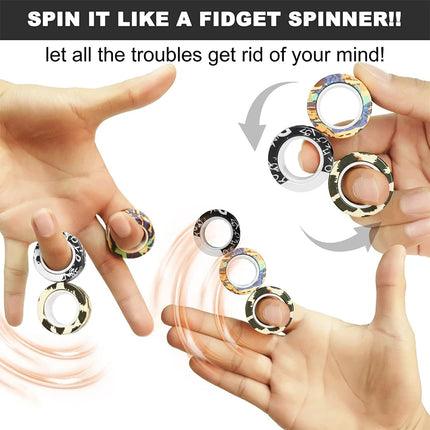Magnetic Rings Fidget Toy - photo 5