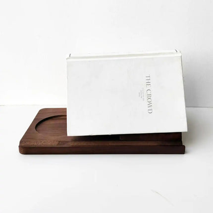 Wooden Book Stand With Cup Holder - photo 5