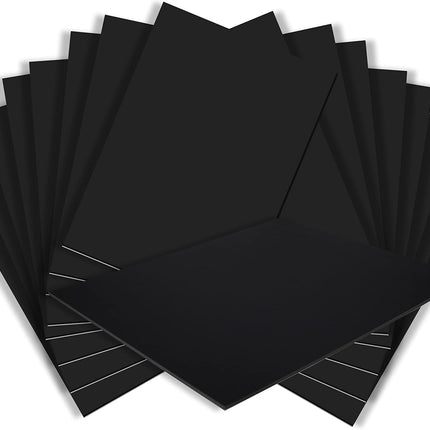Black Foam Board 20x30 10PK. 3/16 Thick Black Foam Core Board Large 20x30 Black Poster Board. Foamcore – Quality Alternative for Black Cardboard, Polystyrene Rigid Foamboard Large Foamcore Backing