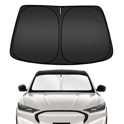 Windshield Sun Shade for Chevy Silverado/GMC Sierra 1500 2500 3500 2019-2025 2026, Custom Fit Foldable Front Window Sunshade Sun Visor Protector, Block UV Rays Keep Your Car Cooler
