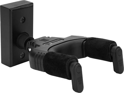 Guitar Wall Mount Hanger, Auto Lock and Adjustable Hook Holder