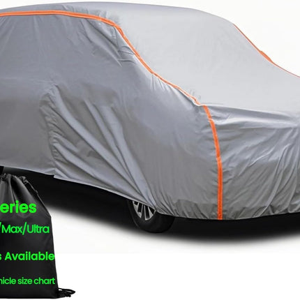 Mini Van Cover,Large Car Cover Waterproof All Weather Van Full Size Minivan Cover Waterproof All Weather,RainUV Protection Inner Cotton,Fit Vans up to 228” L x 72" W x 72" H