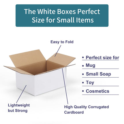 40 Pack Small Shipping Boxes 8x6x4 Inches - photo 5