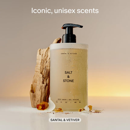 Body Wash for Women & Men, Santal & Vetiver 15.2 fl oz