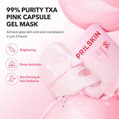 TXA Pink Capsule Gel Overnight Face Mask, 30g x 4 - photo 2