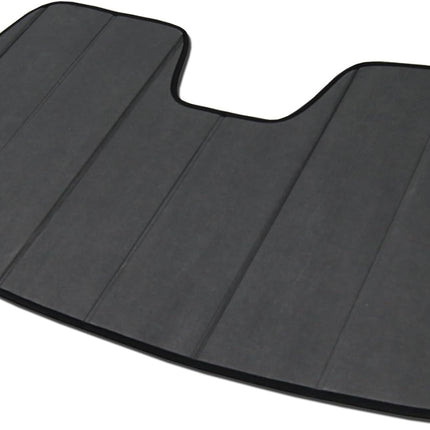 Front Car Windshield Sun Shade Compatible with 2008-2012 Ford Escape | Custom Fit Visor Accordion Fold Style Sun Protector | Silver & Grey 1-pc Set | SS-099
