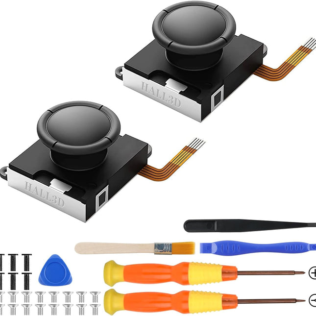 TMR Hall Effect Joystick Replacement for JoyCon - 30 in 1 [No Drifting]