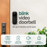 Video Doorbell (newest model) – Head-to-toe HD view, two-year battery life, and simple setup. Required Sync Module not included – Add-On (Black)