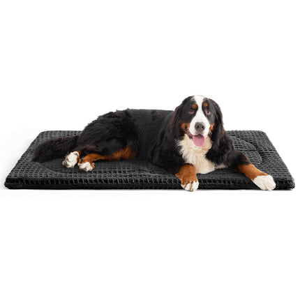 Cama lavable para perro mediano, tapete para jaula, 36x23 in. Almohadilla para perrera