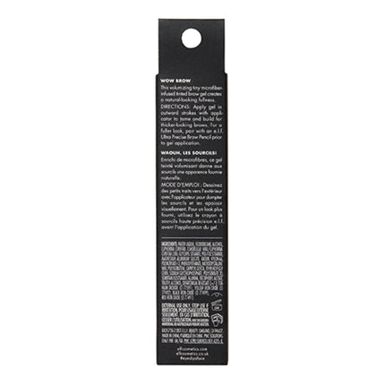 e.l.f. Wow Brow Gel, Volumizing, Buildable, Wax-Gel Hybrid, Creates Full, Voluminous-Looking Brows, Locks Brow Hairs In Place, Brunette