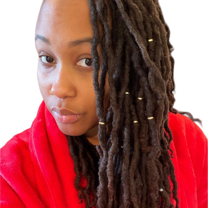 Bead It Wear It Love It 10 Stainless Steel Hair Beads for Loc Braids Twist and Natural Hair, Loc Beads, Dreadlock Hair Accessories, Loc Jewelry (5mm, Silver)