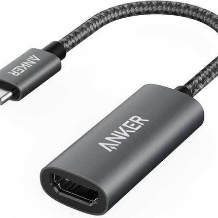 Anker USB C to HDMI Adapter (4K@60Hz), 310 USB-C Adapter (4K HDMI), for MacBook Pro, MacBook Air, iPad Pro, Pixelbook, XPS, Galaxy, and More(Compatible with Thunderbolt 3 Ports)