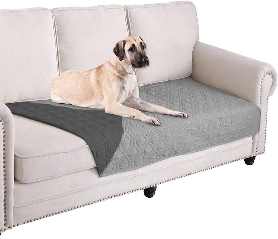 Waterproof Reversible Dog Bed Cover and Pet Blanket for Furniture