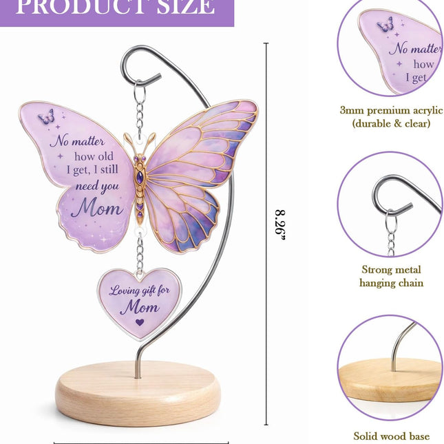 Butterfly Gift for Mom, Butterfly Desk Decor Suncatcher