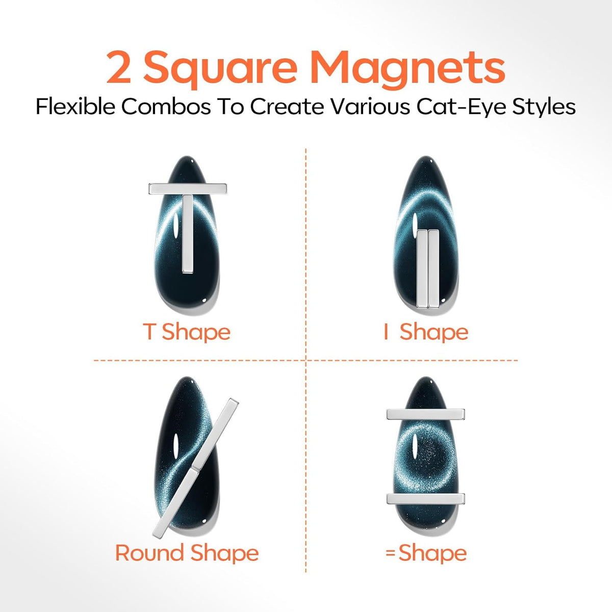 Cat Eye Magnet Set for Gel Nail Art - photo 4