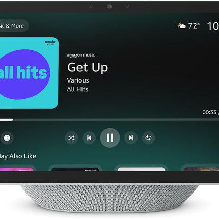 Amazon Echo Show 8 (newest model), Vibrant HD 8.7" display with spatial audio, Designed for Alexa+, Glacier White