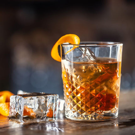 Wood Stove Kitchen - Old Fashioned Mix | Cocktail & Mocktail Mixer - Natural Craft Syrup with Tasty Flavors - Concentrated & Alcohol Free - Aromatic, Gentian Root, Orange & Cinnamon, 16 oz.