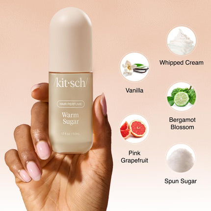 Hair Perfume for Women – Hair Spray & Body Mist – Warm Sugar, 50mL