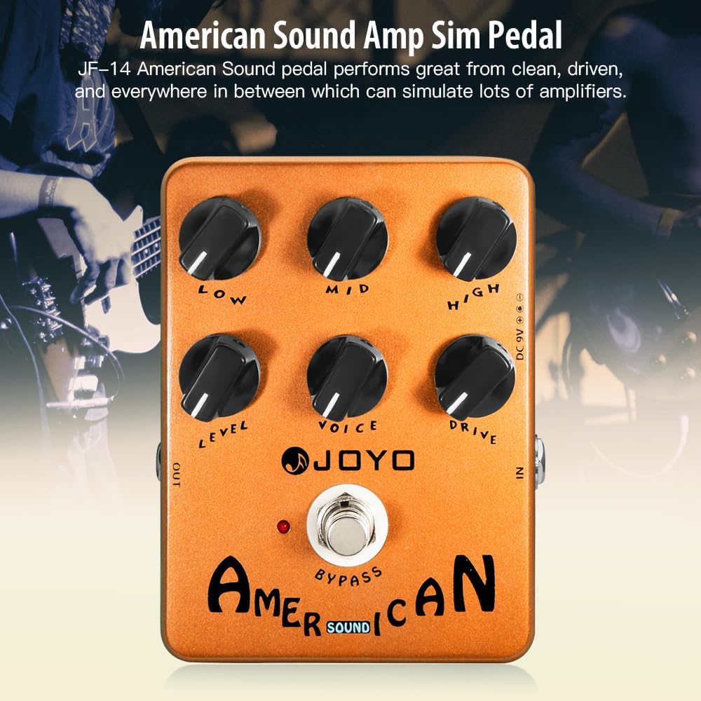 American Tube Amp Simulator & Preamp Guitar Pedal with Built-In Cab Sim - photo 2