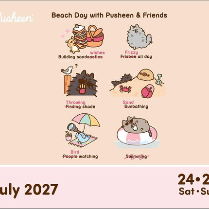Pusheen 2027 Day-to-Day Calendar