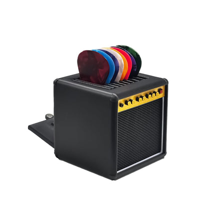 Guitar Picks Holder Box,Amplifier Speaker Style Paddle Holder Guitar Pick Display Holder,For Pick Storage And Display,Gift For Guitar Players Guitarists