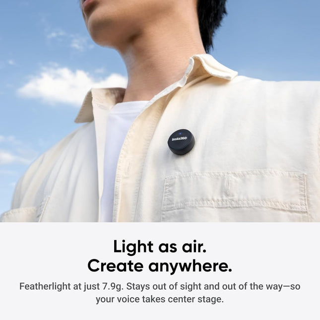 Mic Air (1 TX + 1 RX), Noise Cancelling, 300m Range, Wireless Microphone for USB-C - photo 2