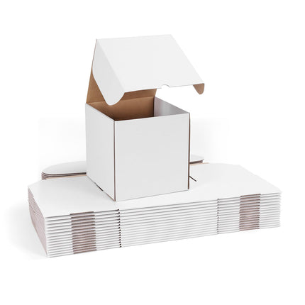 12x9x6 inches White Shipping Boxes pack of 15, Corrugated Cardboard Boxes 12 x 9 x 6 for Packaging Small - photo 11