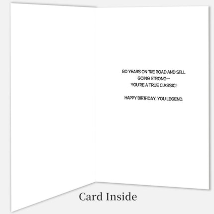 Funny 80th Birthday Card,80th Birthday Decorations & Gifts for Women Men,Happy 80 Year Old Gifts Cards for Dad Mom Grandpa Grandma
