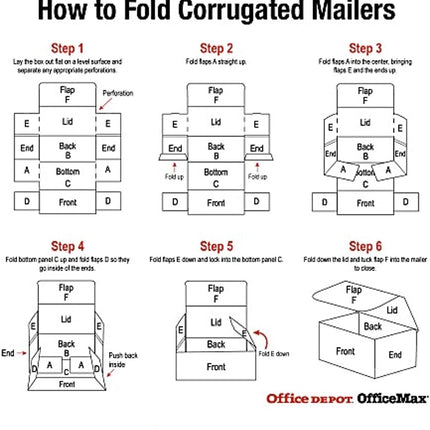Secure Seal Shipping Boxes - 4x3x3" Mailers - White Foldable Corrugated Cardboard Packaging for Mailing, Moving, Storage, and Organizing - Strong Lightweight Foldable (Bulk 50 Pack)