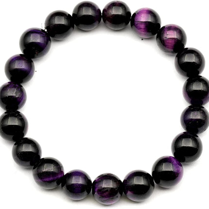 Natural Gemstone Beaded Stretch Bracelet for Men & Women | Handmade 8mm Stone Jewelry | Zodiac Chakra Elastic Bracelet | Meaningful Gift Collection