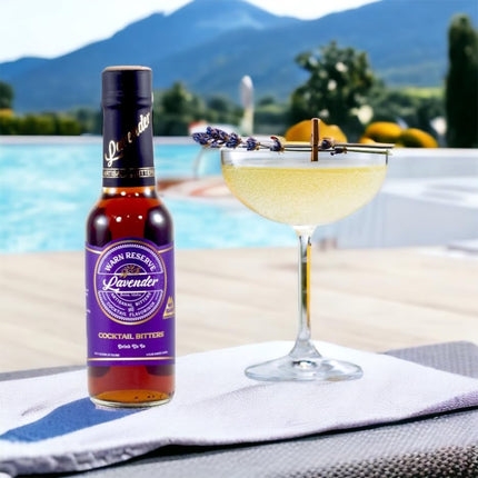 Warn Reserve Cocktail Bitters, Lavender Bitters for Cocktails, 5 fl oz Bottle, Premium Cocktail Bitters