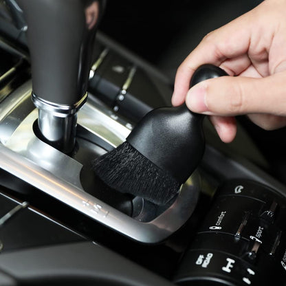 Black Soft Bristle Car Interior Detailing Brush - photo 2