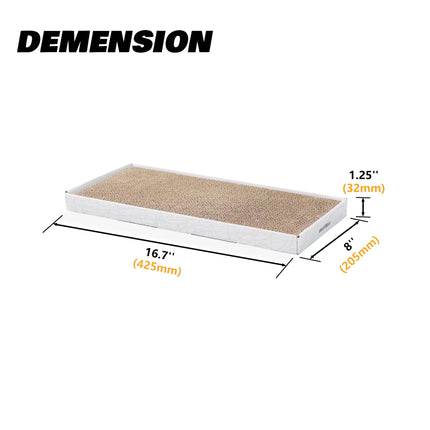 Cardboard Scratcher Pad Scratching Post: 3PCS Cat Cardboard,Cat Scratch Pad,Cat Post,Double-Sided Design for Double Life…